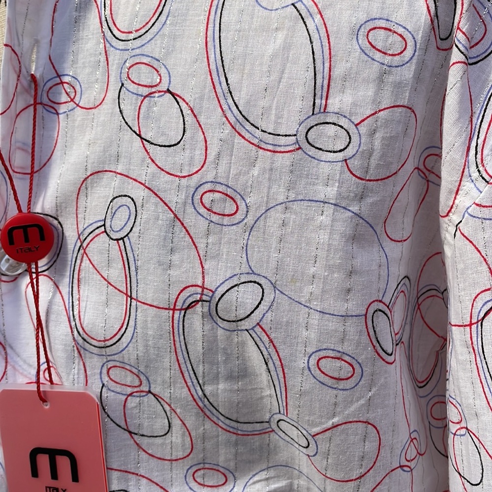 New with tags Monza Button up Long Sleeve Shirt Size M - Picture 2 of 5
